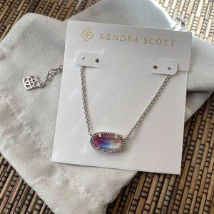Kendra Scott Elisa Silver Watercolor Necklace